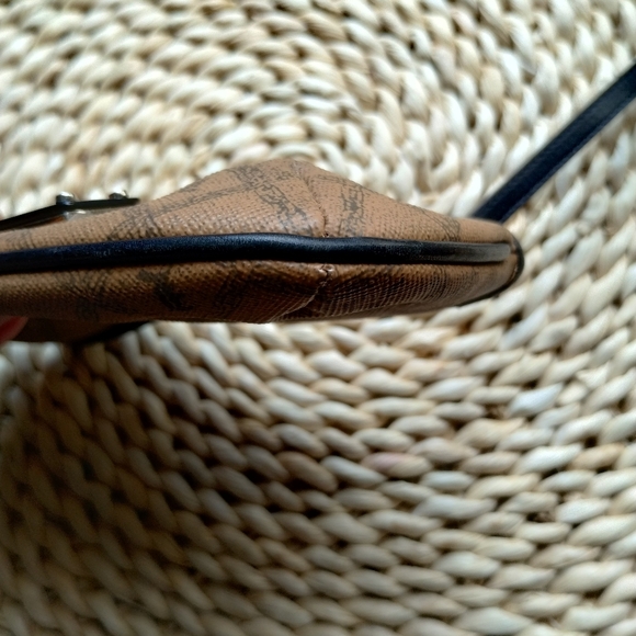 L.A.M.B. Saddle Brown and Black Wristlet - Picture 4 of 7